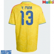 Kolumbija Yerry Mina #13 Domaci Dres SP 2026 Kratak Rukav
